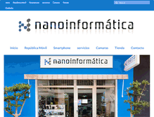 Tablet Screenshot of nanoinformatica.com